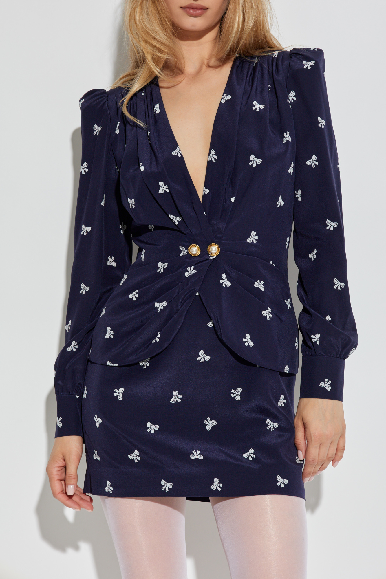 Alessandra Rich Dress with decorative print | Women's